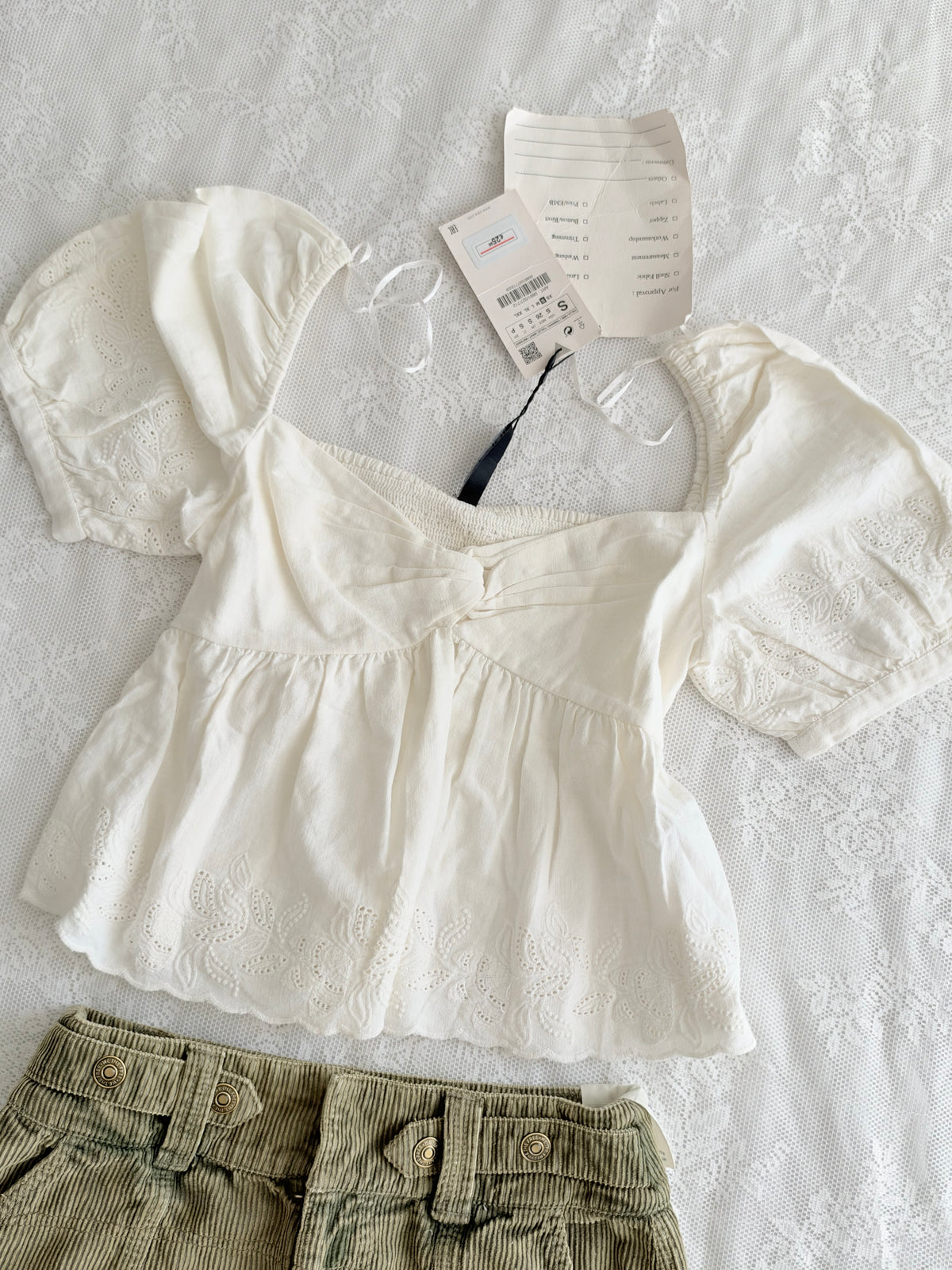 White doll top