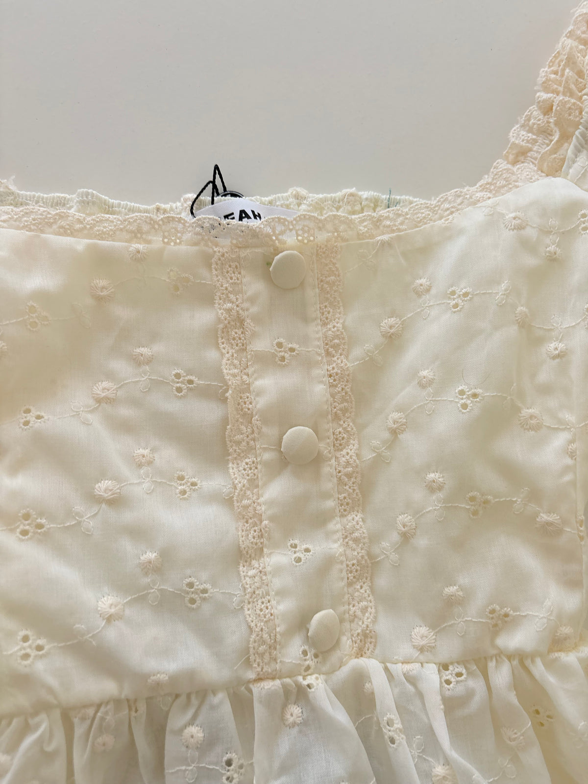 Belle embroidered top