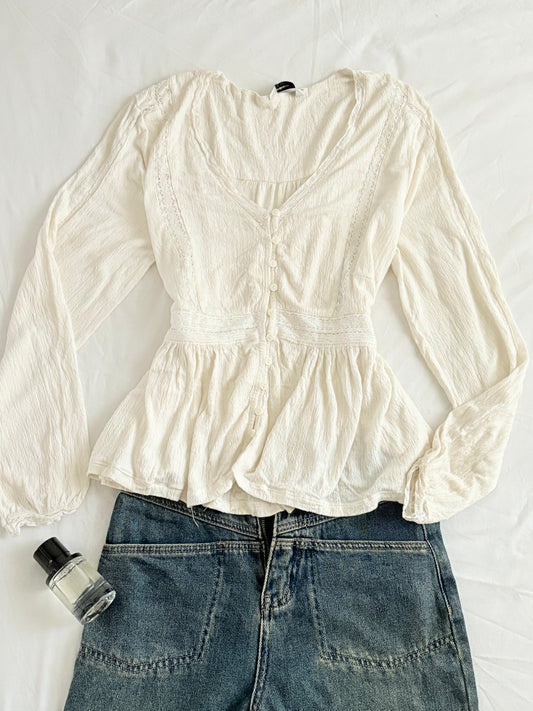 Cream full sleeves