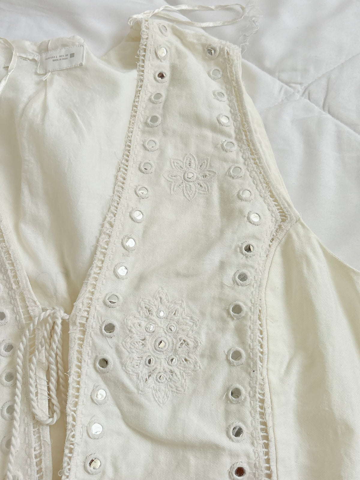 Mirrored vest