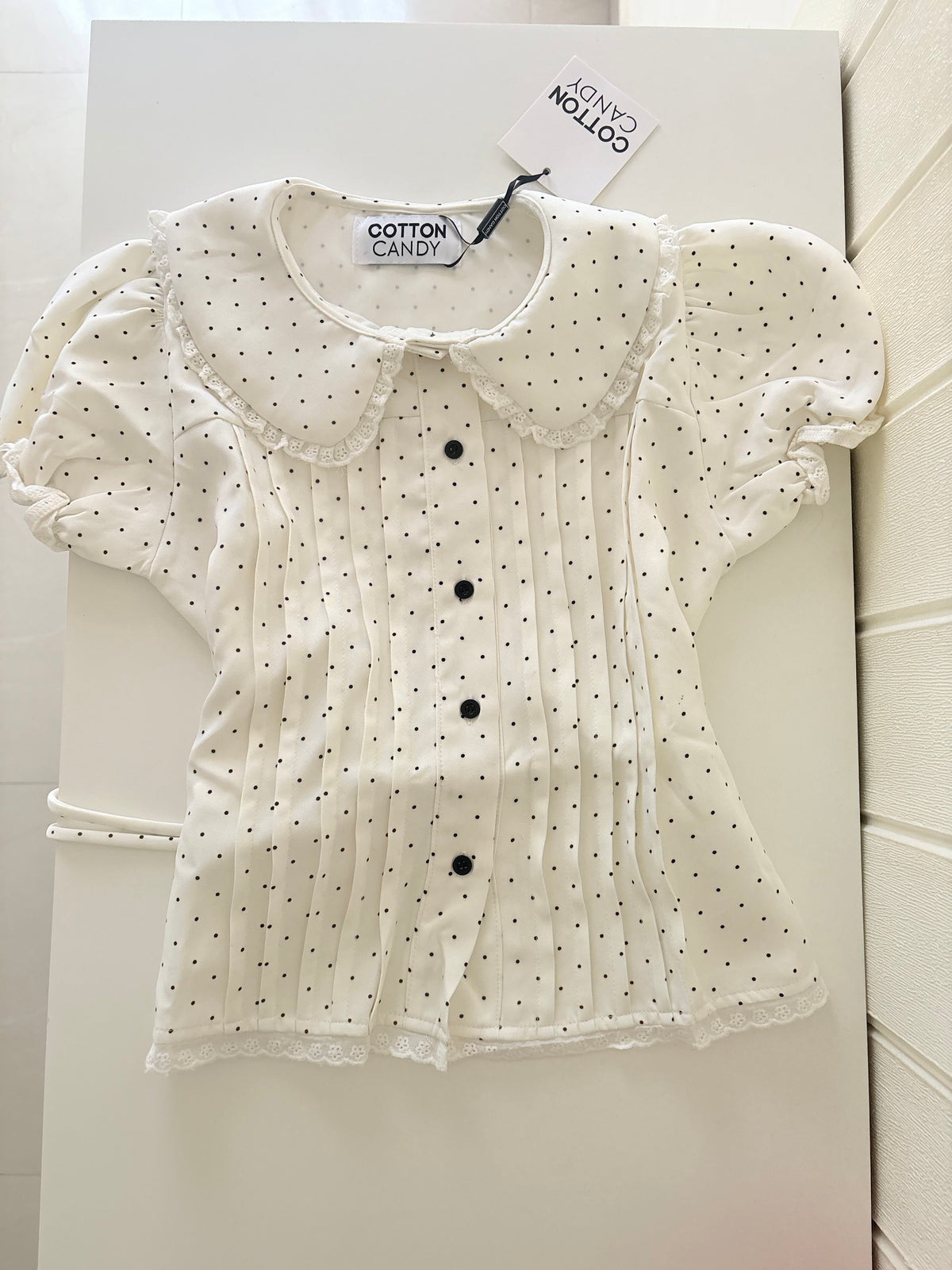 Caroline polka top