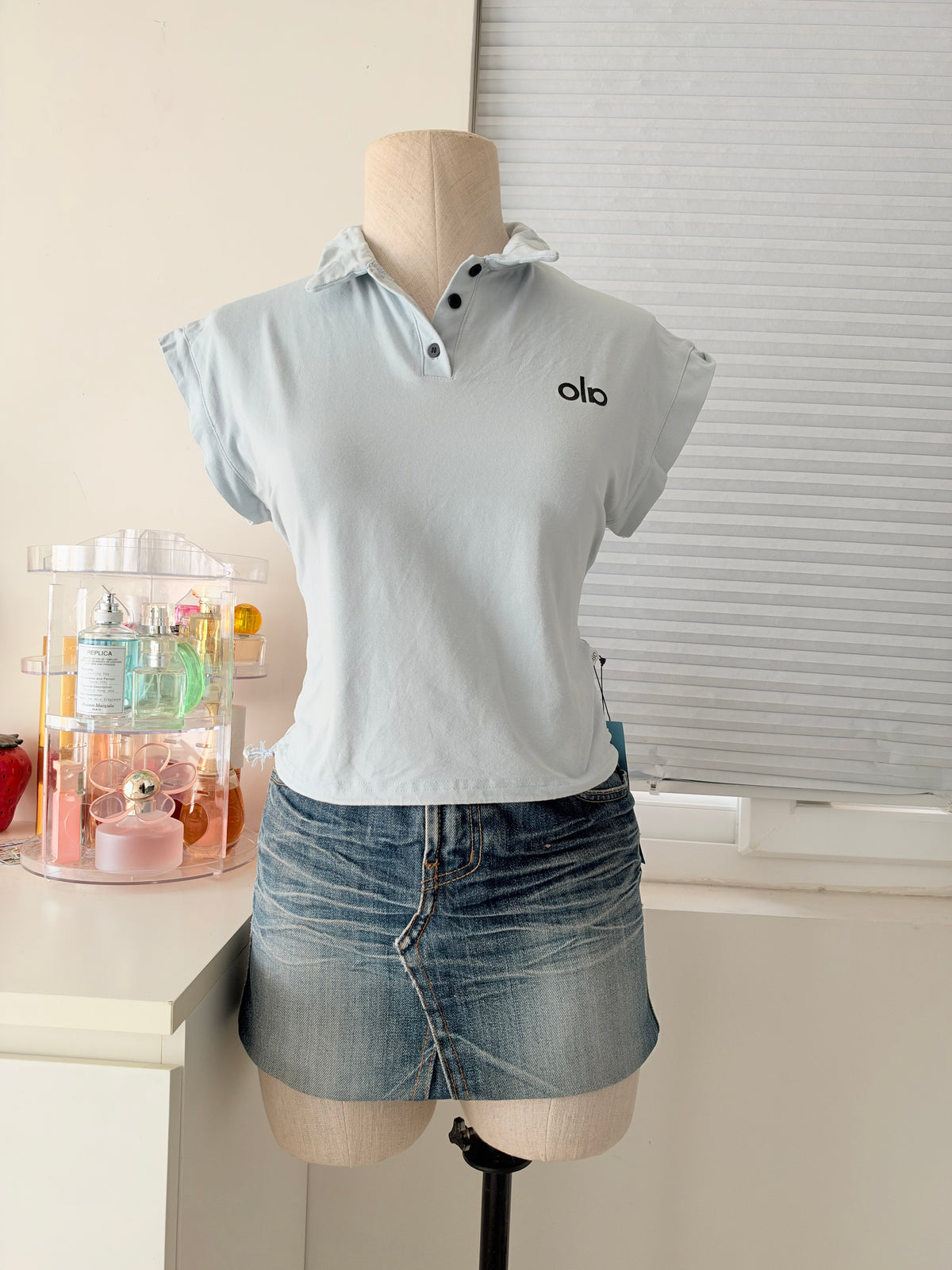 Blue alo top
