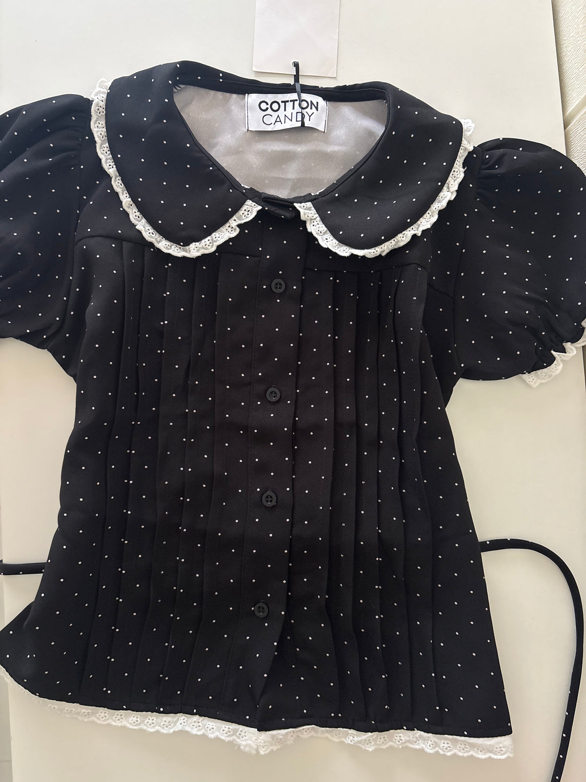 Caroline polka top