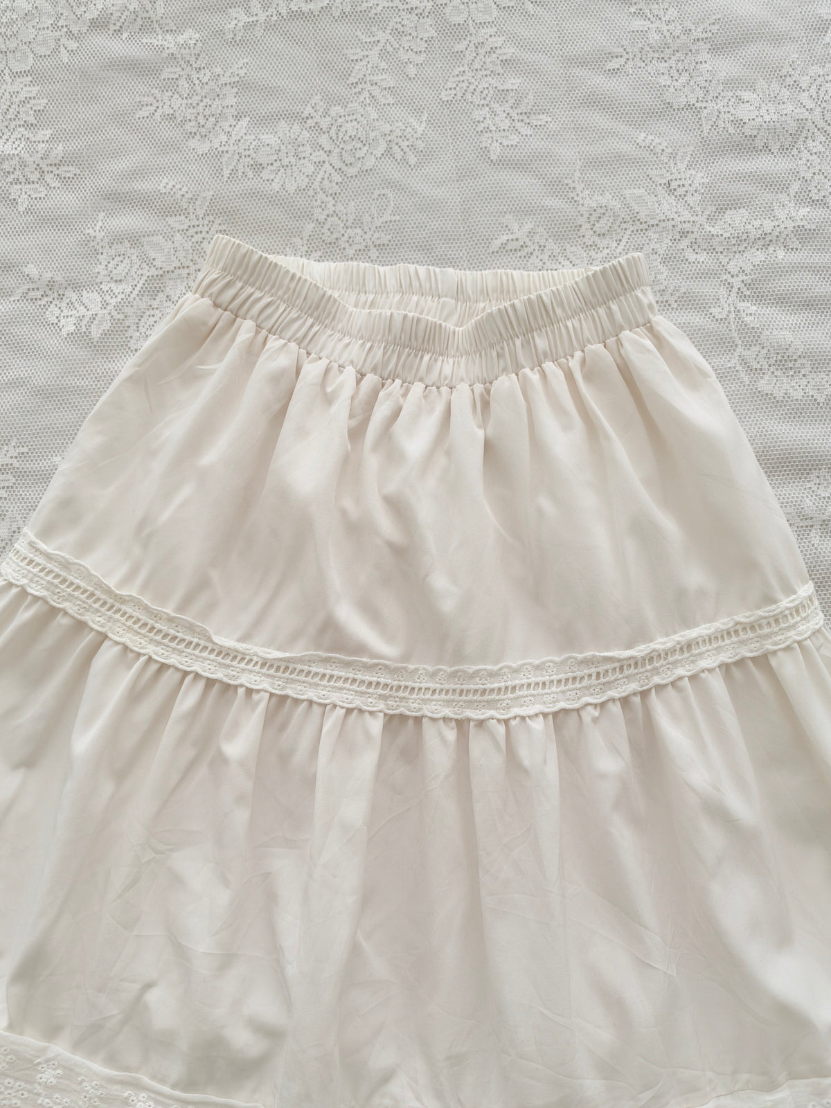 White skirt