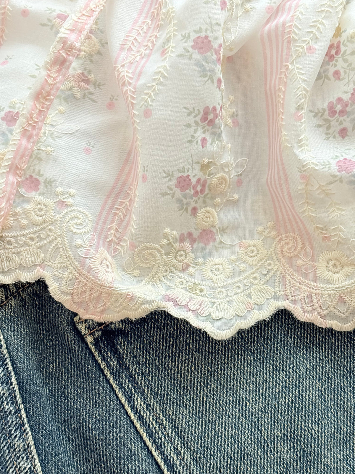 Stella embroidered top